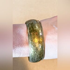 Gold Hammered Bracelet